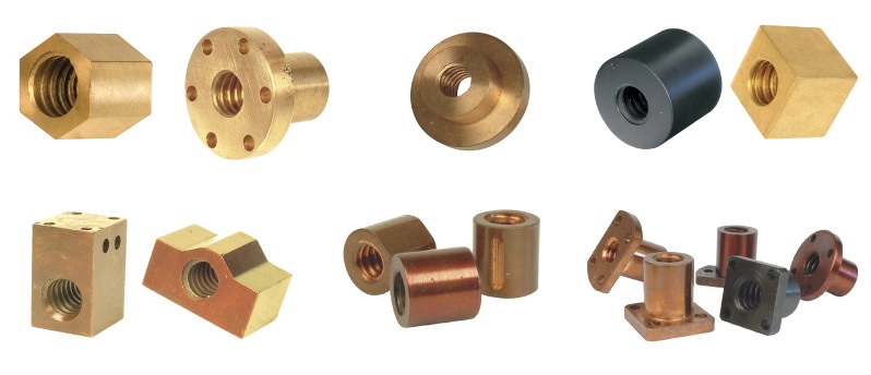 Śruby trapezowe, nakrętki trapezowe