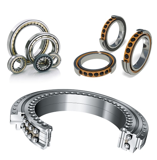 Łożyska wieńcowe, łożyska wrzecionowe, łożyska walcowe