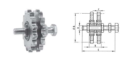 Koła łańcuchowe TYP KS - duplex Obraz jest profesjonalną i solidną kompozycją, która skupia się na kołach łańcuchowych dwurzędowych (duplex) typu KS (z piastą i otworem wstępnym). Całość emanuje zwiększoną mocą (w porównaniu do simplex), przemysłową precyzją i gotowością do dalszej obróbki. Dominują w niej barwy stali – często czernionej (oksydowanej) lub naturalnej – co podkreśla techniczny charakter produktu. Obraz jest osadzony w kontekście autoryzowanego polskiego dystrybutora DAKAM. W centrum uwagi, na czystej, industrialnej powierzchni (np. metalowym stole warsztatowym lub białym tle), znajduje się starannie zaaranżowany zestaw kół łańcuchowych Typ KS - Duplex: • Różnorodność rozmiarów: Prezentowanych jest kilka kół o różnej liczbie zębów i średnicy, co wizualnie komunikuje szeroki zakres oferty dostępny w magazynie. • Kluczowe cechy Typu KS Duplex: Ujęcia makro eksponują: 1. Podwójny rząd zębów (Duplex): Najważniejszy element wizualny – wyraźnie widoczne dwa równoległe rzędy precyzyjnie wykonanych zębów. To wizualnie komunikuje przeznaczenie do współpracy ze standardowymi łańcuchami rolkowymi dwurzędowymi i zdolność do przenoszenia większych mocy. 2. Zintegrowana piasta: Solidna piasta po jednej stronie koła, która jest charakterystyczną cechą typu KS. 3. Otwór wstępny (Pilot Bore): Centralny, mały otwór w piaście, który wizualnie komunikuje, że koło jest gotowe do dalszej obróbki (rozwiercenia na wymiar i wykonania rowka wpustowego) zgodnie z potrzebami klienta. • Materiał i wykończenie: Koła wykonane są z wysokogatunkowej stali (np. C45), często z czarną, oksydowaną powierzchnią chroniącą przed korozją. Zęby mogą być hartowane indukcyjnie, co podkreśla ich trwałość (choć nie zawsze jest to widoczne). Tło jest subtelnie rozmyte (efekt bokeh), ale jednoznacznie wskazuje na profesjonalną dystrybucję na terenie Polski: • Nowoczesny magazyn DAKAM: W tle widać rzędy wysokich regałów magazynowych, wypełnionych uporządkowanymi stosami lub oryginalnymi opakowaniami kół łańcuchowych. Duża ilość towaru na stanie wizualnie potwierdza status "sprawdzonego dystrybutora". • Centrum obróbcze (opcjonalnie): W dalszym tle może być widoczny fragment warsztatu z tokarką lub dłutownicą, co dodatkowo podkreśla możliwość wykonania obróbki na miejscu. • Logo Dystrybutora: W dyskretnym, ale widocznym miejscu umieszczone jest logo DAKAM, z dopiskiem "Centrum Napędów Łańcuchowych" lub "Autoryzowany Dystrybutor", co buduje jego markę jako zaufanego partnera. Obraz niesie jasny komunikat: "Jako sprawdzony polski dystrybutor DAKAM, posiadamy na stanie pełen asortyment standardowych kół łańcuchowych dwurzędowych Typ KS (z piastą i otworem wstępnym), gotowych do szybkiej wysyłki lub dalszej obróbki na miejscu".