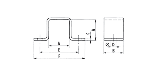 Uchwyt mocujący TYP MS RESATEC Uchwyt mocujący TYP MS