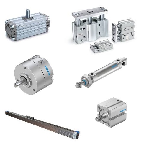 Obraz jest dynamiczną i profesjonalną kompozycją, kt&oacute;ra prezentuje kwintesencję nowoczesnej automatyki pneumatycznej. Na czystym, technologicznym tle (utrzymanym w odcieniach bieli lub jasnej szarości) zaaranżowano starannie dobrany zestaw siłownik&oacute;w pneumatycznych od pięciu czołowych światowych producent&oacute;w. Całość emanuje precyzją, niezawodnością i bogactwem wyboru, pozycjonując dystrybutora jako kompleksowego dostawcę rozwiązań dla każdej aplikacji przemysłowej.  Pierwszy plan &ndash; Symfonia Napęd&oacute;w:  W centrum kompozycji znajduje się harmonijny, ale zr&oacute;żnicowany układ siłownik&oacute;w, gdzie każdy model subtelnie reprezentuje charakterystyczne cechy swojej marki:  FESTO: Nowoczesny siłownik o charakterystycznym, eleganckim profilu, lśniący metaliczną powierzchnią. Jego obecność symbolizuje innowacyjność, najwyższą jakość i zaawansowane technologie.  Emerson AVENTICS: Solidny, niezawodny siłownik znormalizowany (np. ISO 15552), kt&oacute;rego masywna konstrukcja i precyzyjne wykonanie komunikują niemiecką trwałość i gotowość do pracy w najcięższych warunkach.  SMC: Kompaktowy lub zminiaturyzowany siłownik, kt&oacute;ry podkreśla japońską precyzję, szerokość asortymentu i zdolność do tworzenia rozwiązań dla aplikacji o ograniczonej przestrzeni.  METAL WORK & PNEUMAX: Dwa klasyczne, świetnie wykonane siłowniki, kt&oacute;re reprezentują włoski design i doskonały stosunek jakości do ceny. Ich obecność w zestawieniu pokazuje dostępność sprawdzonych i ekonomicznych rozwiązań dla standardowych zadań automatyzacji.  Wszystkie siłowniki są przedstawione w nienagannym, studyjnym oświetleniu, kt&oacute;re eksponuje jakość materiał&oacute;w &ndash; od polerowanego aluminium po precyzyjnie wykonane uszczelnienia i tłoczyska. Na każdym z nich widoczne jest wyraźne, oryginalne logo producenta.  Tło i branding &ndash; Siła Partnerstwa:  W tle, w spos&oacute;b klarowny i zorganizowany, umieszczono logotypy wszystkich pięciu marek: FESTO, Emerson AVENTICS, SMC, METAL WORK, PNEUMAX. Poniżej lub obok nich znajduje się logo dystrybutora (np. DAKAM), co jednoznacznie komunikuje jego rolę jako autoryzowanego partnera i centralnego punktu dostaw tych wszystkich technologii. Układ logotyp&oacute;w podkreśla siłę i wszechstronność oferty.  Przesłanie i hasło reklamowe:  Obraz niesie jasny komunikat: "Wszystkie wiodące marki siłownik&oacute;w pneumatycznych w jednym miejscu". Skierowany jest do inżynier&oacute;w, automatyk&oacute;w, szef&oacute;w utrzymania ruchu i dział&oacute;w zaopatrzenia, kt&oacute;rzy poszukują niezawodnych, sprawdzonych i optymalnie dopasowanych napęd&oacute;w.  Całość może być wzmocniona hasłem, kt&oacute;re podsumowuje korzyści:  "Wyb&oacute;r lider&oacute;w. Dostępny u nas. Siłowniki pneumatyczne dla Twojego przemysłu."  "Jeden partner, wszystkie najlepsze marki. Kompleksowe rozwiązania w pneumatyce."  "FESTO, AVENTICS, SMC, METAL WORK, PNEUMAX &ndash; Znajdź idealny siłownik dla siebie."