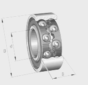Łożyska kulkowe dwurzędowe 42... ;  43...