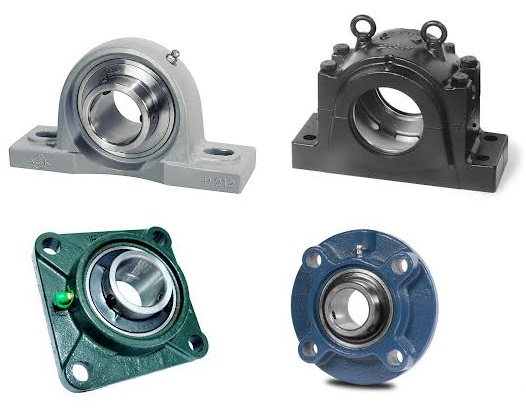 Obraz jest solidną i profesjonalną kompozycją, kt&oacute;ra łączy w sobie przemysłową wytrzymałość kompletnych zespoł&oacute;w łożyskowych (opraw) z wizerunkiem profesjonalnego polskiego dystrybutora dysponującego szeroką dostępnością magazynową. Całość emanuje niezawodnością, gotowością do montażu i kompleksowością oferty. W centrum uwagi, na czystej, industrialnej powierzchni (np. szczotkowanej stali), znajduje się starannie zaaranżowany zestaw r&oacute;żnorodnych typ&oacute;w opraw łożyskowych. Ta kompozycja wizualnie demonstruje "kompleksowy asortyment": &bull;	Oprawy stojące (typu UCP): Stanowią wizualny fundament kompozycji. Ich solidne, żeliwne korpusy o charakterystycznym kształcie komunikują stabilność i łatwość montażu na płaskich powierzchniach. &bull;	Oprawy kołnierzowe (typu UCF, UCFL): Prezentowane są oprawy kwadratowe (4-otworowe) i owalne (2-otworowe), co pokazuje wszechstronność montażu na powierzchniach pionowych. &bull;	R&oacute;żnorodność materiał&oacute;w: Obok klasycznych, żeliwnych opraw (często w kolorze zielonym, czarnym lub szarym) może leżeć oprawa ze stali nierdzewnej lub oprawa termoplastyczna, co wizualnie komunikuje dostępność rozwiązań dla przemysłu spożywczego i farmaceutycznego. &bull;	Marki Premium: Na korpusach opraw widoczne są wyraźne, odlane lub grawerowane logotypy czołowych światowych producent&oacute;w, takich jak SKF, FAG/INA (Schaeffler), NSK, FYH, DODGE, ASAHI, co buduje zaufanie i podkreśla status autoryzowanego dystrybutora. Tło jest subtelnie rozmyte (efekt bokeh), ale jednoznacznie wskazuje na profesjonalną, wielkoskalową dystrybucję na terenie Polski: &bull;	Nowoczesny magazyn: W tle widać rzędy wysokich regał&oacute;w magazynowych, wypełnionych uporządkowanymi, markowymi opakowaniami. &bull;	Wielomarkowy stock: W tle widać r&oacute;żnorodność opakowań: zielone (FYH, DODGE), niebieskie (SKF), czerwono-białe (FAG/INA), co wizualnie potwierdza treść z pierwszego planu i status dystrybutora wielu marek. &bull;	Logo Dystrybutora: W dyskretnym, ale widocznym miejscu umieszczone jest logo polskiego dystrybutora (np. DAKAM), z dopiskiem "Autoryzowany Dystrybutor", co buduje jego markę jako zaufanego partnera na krajowym rynku. Obraz niesie jasny komunikat: "Jako czołowy polski dystrybutor, posiadamy każdy typ oprawy łożyskowej (UCP, UCF, UCFL), jakiej potrzebujesz, od najlepszych producent&oacute;w, dostępny natychmiast z naszego magazynu". Jest skierowany do dział&oacute;w utrzymania ruchu, konstruktor&oacute;w maszyn rolniczych, budowlanych i przemysłowych.