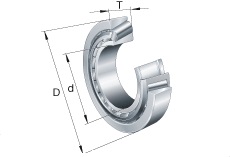 Łożyska stożkowe jednorzędowe seria: 302 ; 303 ; 313 ; 320..-X ; 322..-X ; 320..-A ; 323..-A ; 323..-B ; 329 ; 330 ; 331 ; 332 ; T ; JK0S