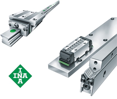 Obraz jest ucieleśnieniem niemieckiej precyzji, inżynierskiej doskonałości i systemowej niezawodności, kt&oacute;re są synonimami marki INA (część grupy Schaeffler) w segmencie techniki liniowej. Kompozycja łączy w sobie sterylny, technologiczny wizerunek kompletnego asortymentu produkt&oacute;w z profesjonalizmem i zaufaniem, jakie budzi kompleksowy polski dystrybutor. W centrum uwagi, na czystej, metalowej lub białej powierzchni, znajduje się starannie zaaranżowany, kompletny zestaw flagowych produkt&oacute;w techniki liniowej INA. To nie jest jeden produkt, ale cały ekosystem, co wizualnie podkreśla słowo "kompleksowy": &bull;	Prowadnice liniowe profilowe: Fragment precyzyjnej prowadnicy profilowej z w&oacute;zkiem liniowym INA. Ujęcie makro eksponuje idealnie wyszlifowane bieżnie i jakość wykonania w&oacute;zka. &bull;	Wałki liniowe i łożyska liniowe: Klasyczny, hartowany i szlifowany wałek liniowy wraz z dopasowaną tuleją kulkową (łożyskiem liniowym) INA oraz podporą wałka (aluminiową). &bull;	Rolki toczne (bieżne/prowadzące): Prezentacja specjalistycznych rolek tocznych, kt&oacute;re są mocną stroną oferty INA. &bull;	Marka Premium: Na wszystkich komponentach (w&oacute;zkach, łożyskach, rolkach) widoczne są wyraźne, laserowo grawerowane logotypy "INA", często w towarzystwie logo "Schaeffler". Jest to jednoznaczna gwarancja autentyczności. Tło jest subtelnie rozmyte (efekt bokeh), ale jednoznacznie wskazuje na profesjonalną, wielkoskalową dystrybucję i usługi na terenie Polski: &bull;	Nowoczesny magazyn: W tle widać rzędy wysokich regał&oacute;w magazynowych, wypełnionych uporządkowanymi, oryginalnymi zielono-białymi opakowaniami Schaeffler (INA/FAG) oraz długimi tubami do przechowywania prowadnic. &bull;	Centrum Konfekcjonowania: W dalszym tle widoczny jest fragment warsztatu serwisowego z maszyną do cięcia prowadnic i wałk&oacute;w. To wizualny dow&oacute;d na "kompleksową" obsługę, kt&oacute;ra obejmuje usługę cięcia na wymiar. &bull;	Logo Dystrybutora: W dyskretnym, ale widocznym miejscu umieszczone jest logo polskiego dystrybutora (np. DAKAM), z dopiskiem "Kompleksowy Dystrybutor INA/Schaeffler w Polsce", co buduje jego markę jako zaufanego, wszechstronnego partnera. Obraz niesie jasny komunikat: "Jako kompleksowy polski dystrybutor, posiadamy pełen asortyment niezawodnej techniki liniowej INA (prowadnice, wałki, rolki, łożyska), dostępny natychmiast z naszego magazynu, wraz z profesjonalną usługą cięcia na wymiar". Jest skierowany do konstruktor&oacute;w, inżynier&oacute;w i dział&oacute;w utrzymania ruchu w Polsce.