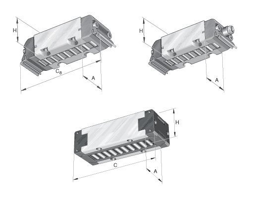 INA Bloki toczne z szynami INA RUS, RUS...-KS, PR, RUSW | DAKAM - sprawdzony dostawca produktów marki INA